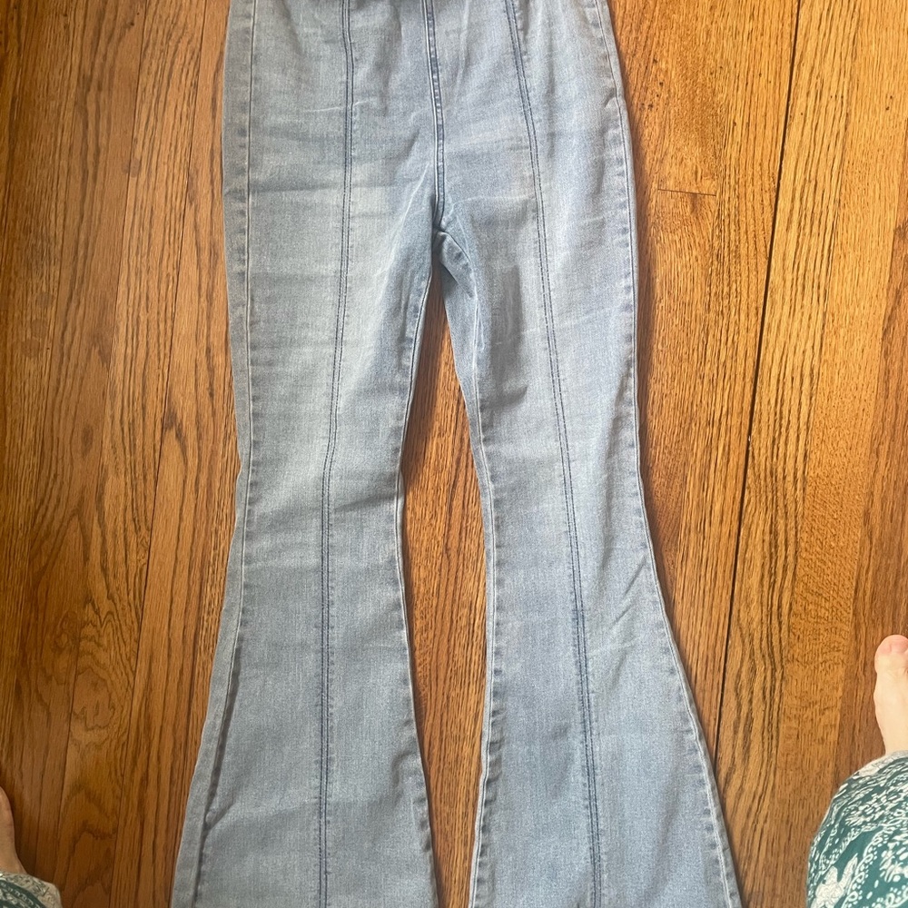 Light Blue Flared Jeans